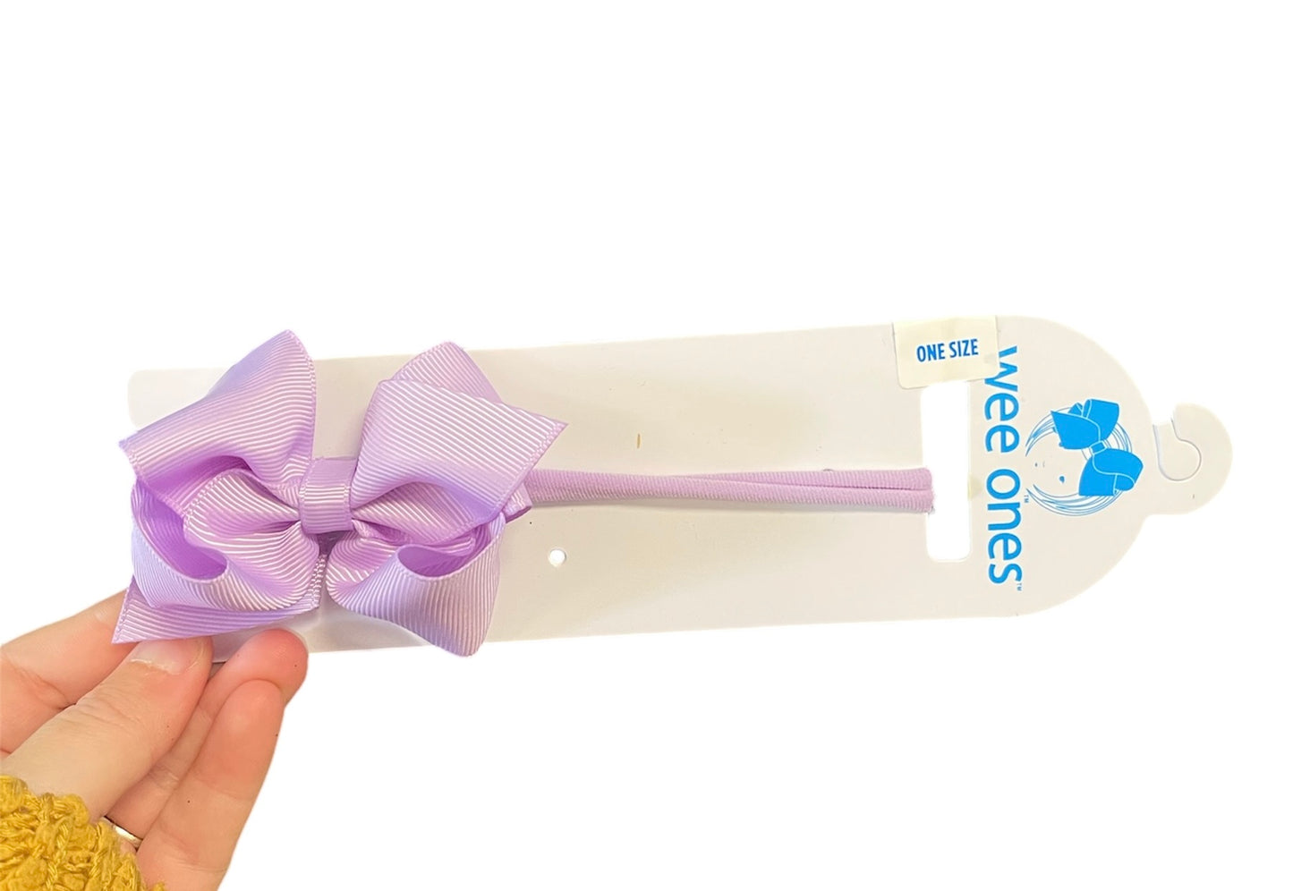 Light Purple Extra Small Grosgrain Headband Bow