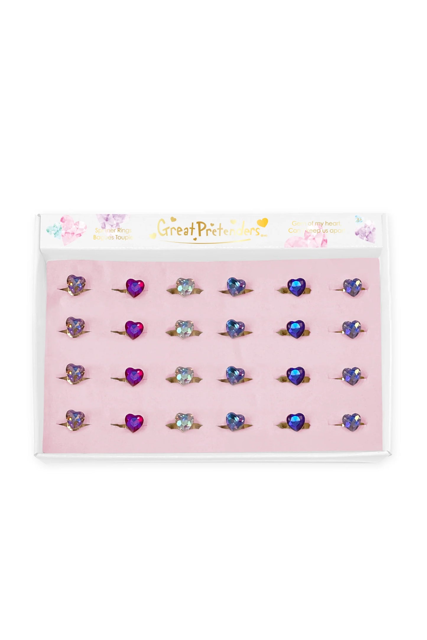 Gem Of My Heart Spinner Rings