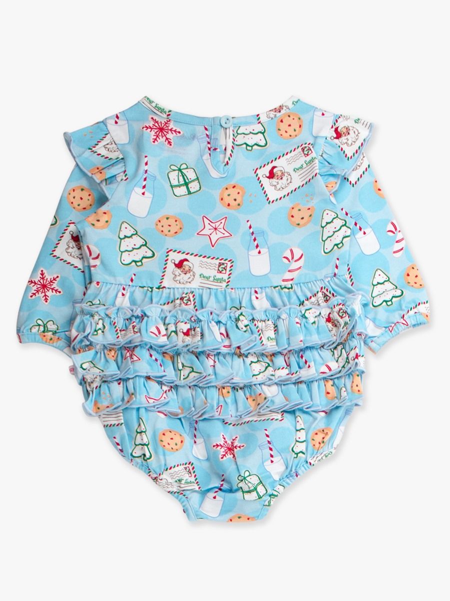 Santa Sweets Flutter Bubble Romper