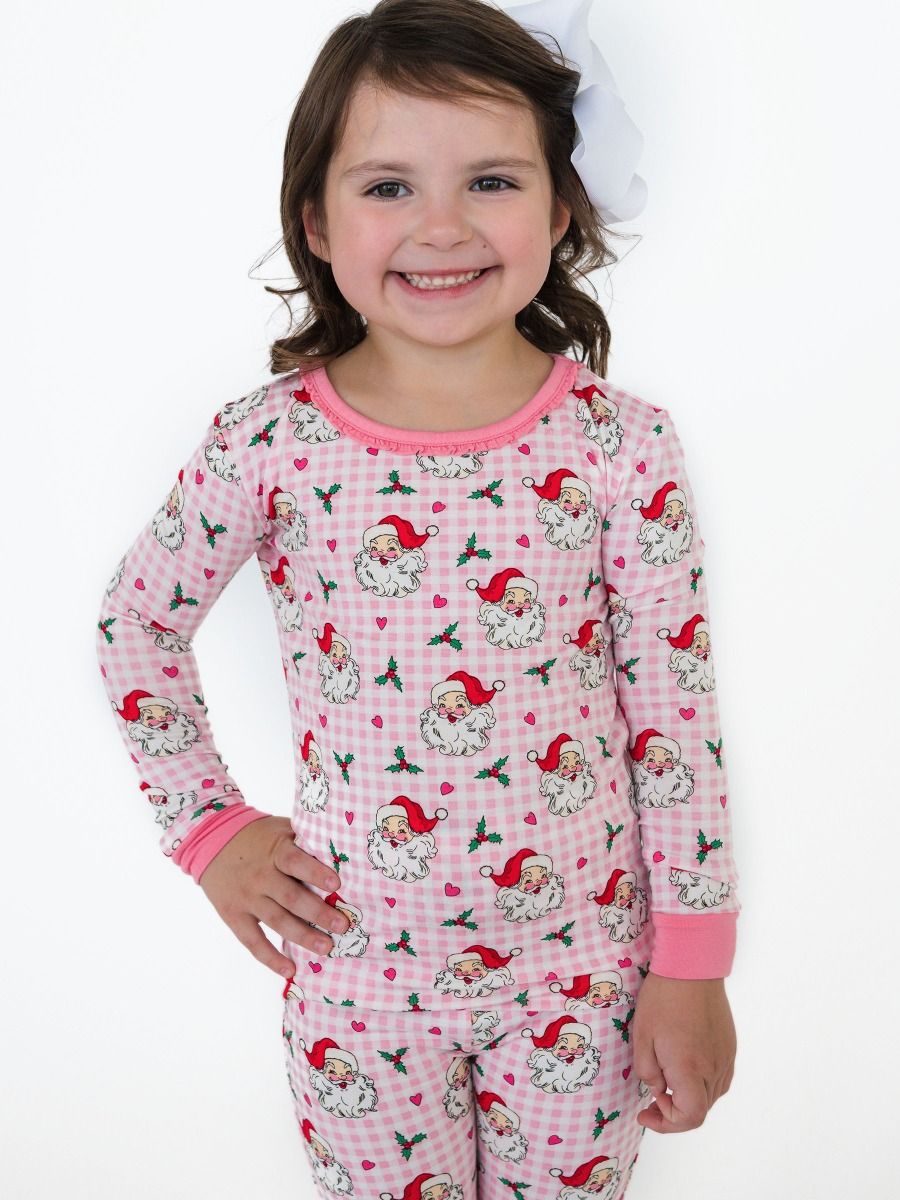 Dear Santa Ruffle Pajama Set