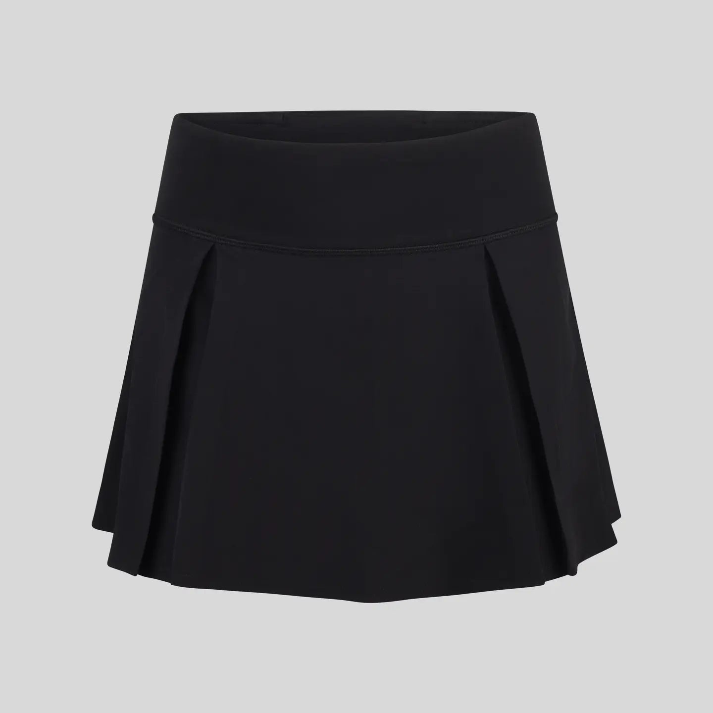 Black Pleated Skort