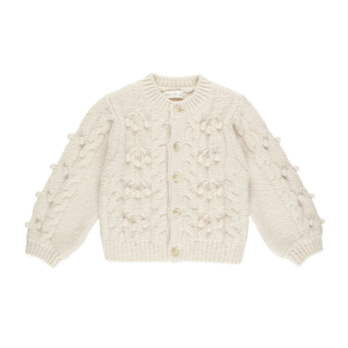 Natural Bobble Cardigan