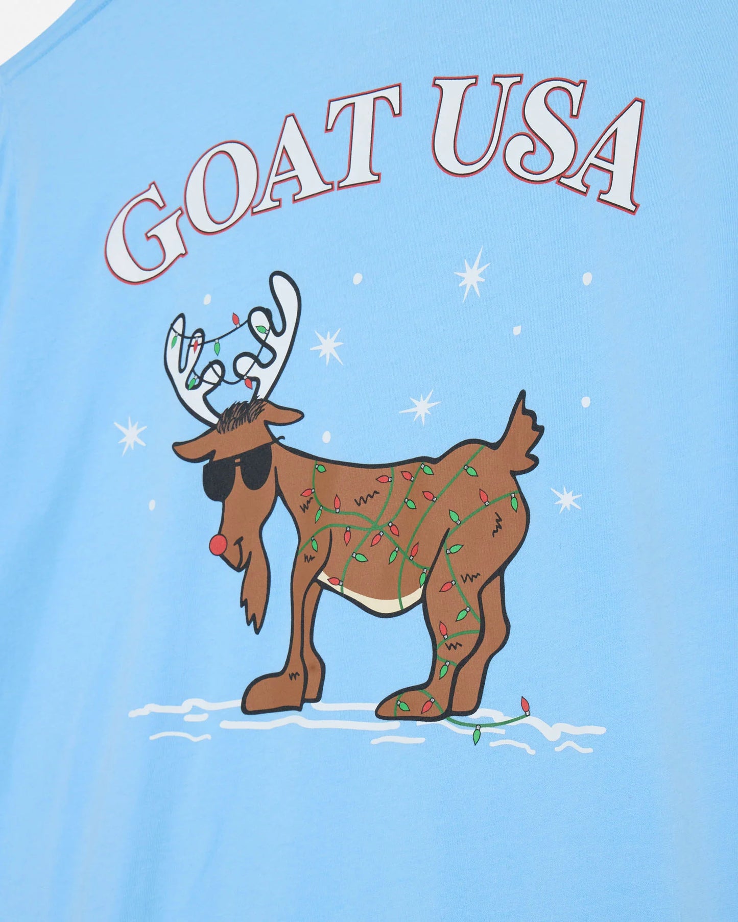 Santa’s Reindeer Carolina Blue T-shirt