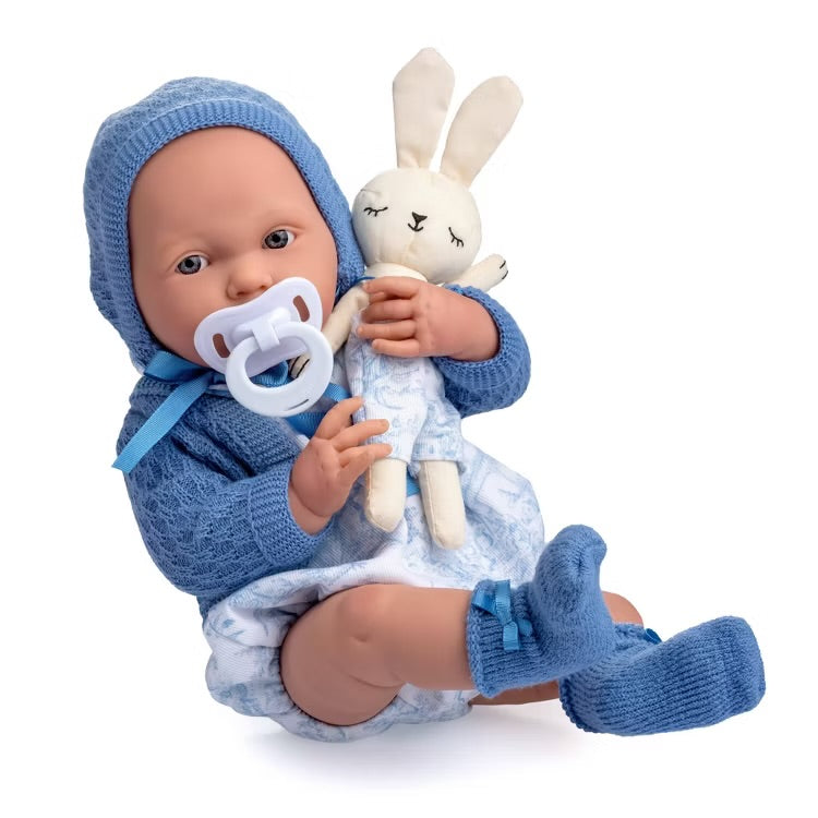 La Newborn 15” Baby Doll In Royal Blue Set