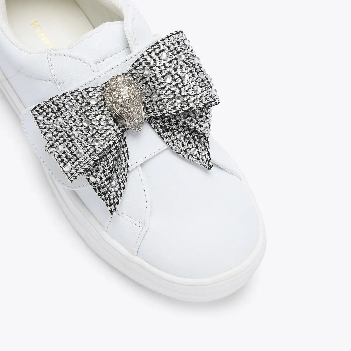White Mini Laney Bow Sneaker