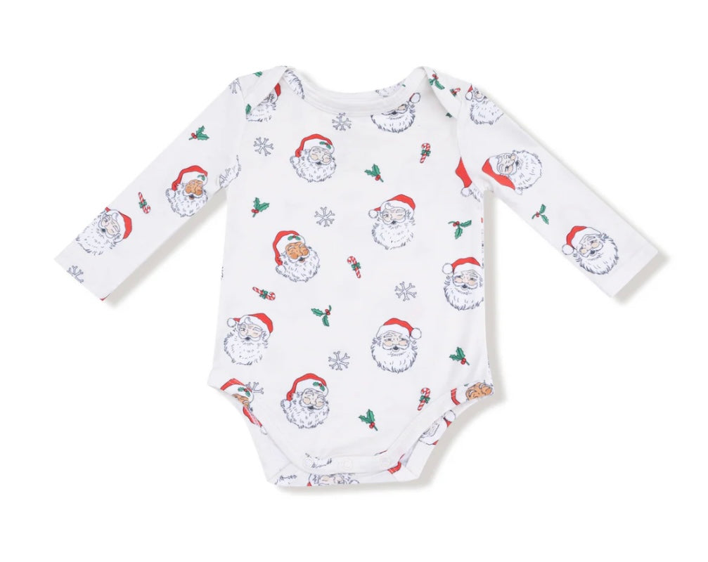 Vintage Santas Lap Shoulder Bodysuit
