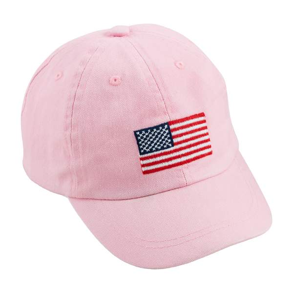 Pink Flag Embroidered Hat
