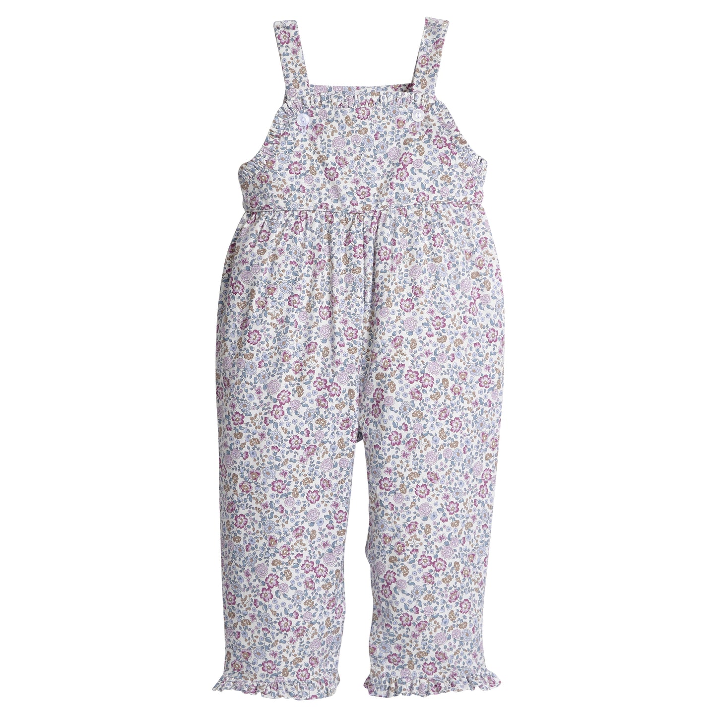 Margaux Floral Ruffled Overall