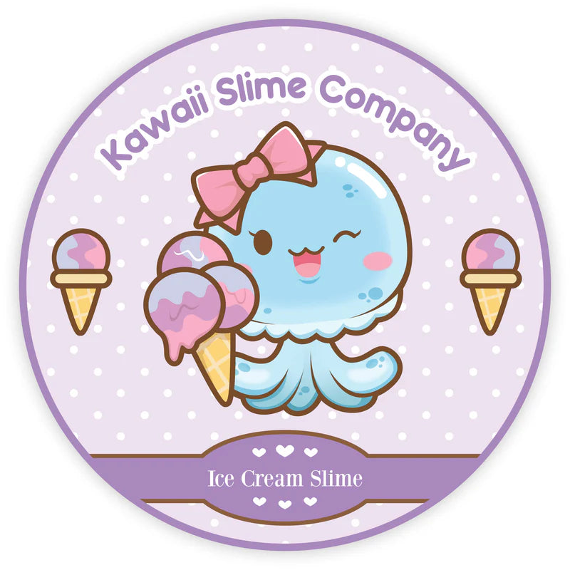 Cotton Candy Scented Ice Cream Pint Slime