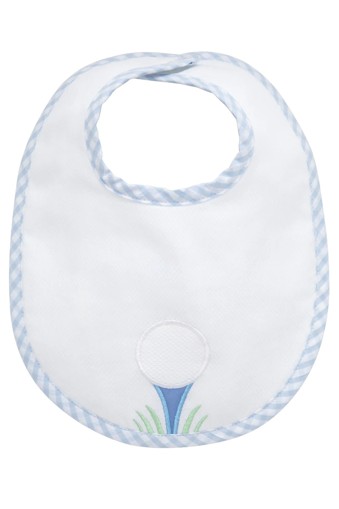 Blue Golf Applique Basic Bib