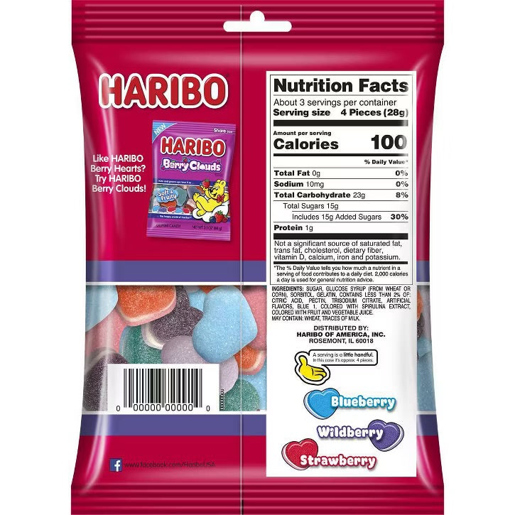 Haribo Valentine's Berry Hearts
