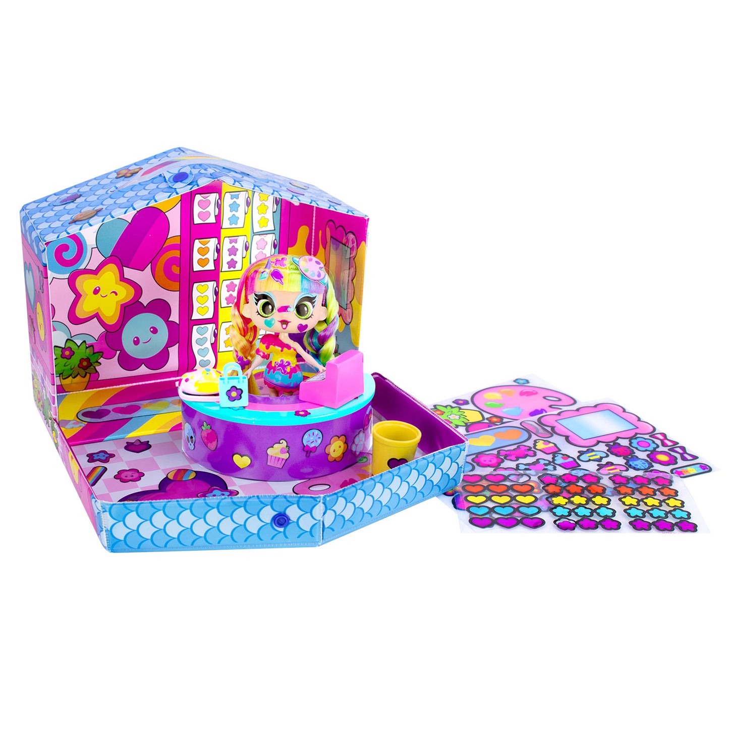 Decora Dolls Sticker Store Playset