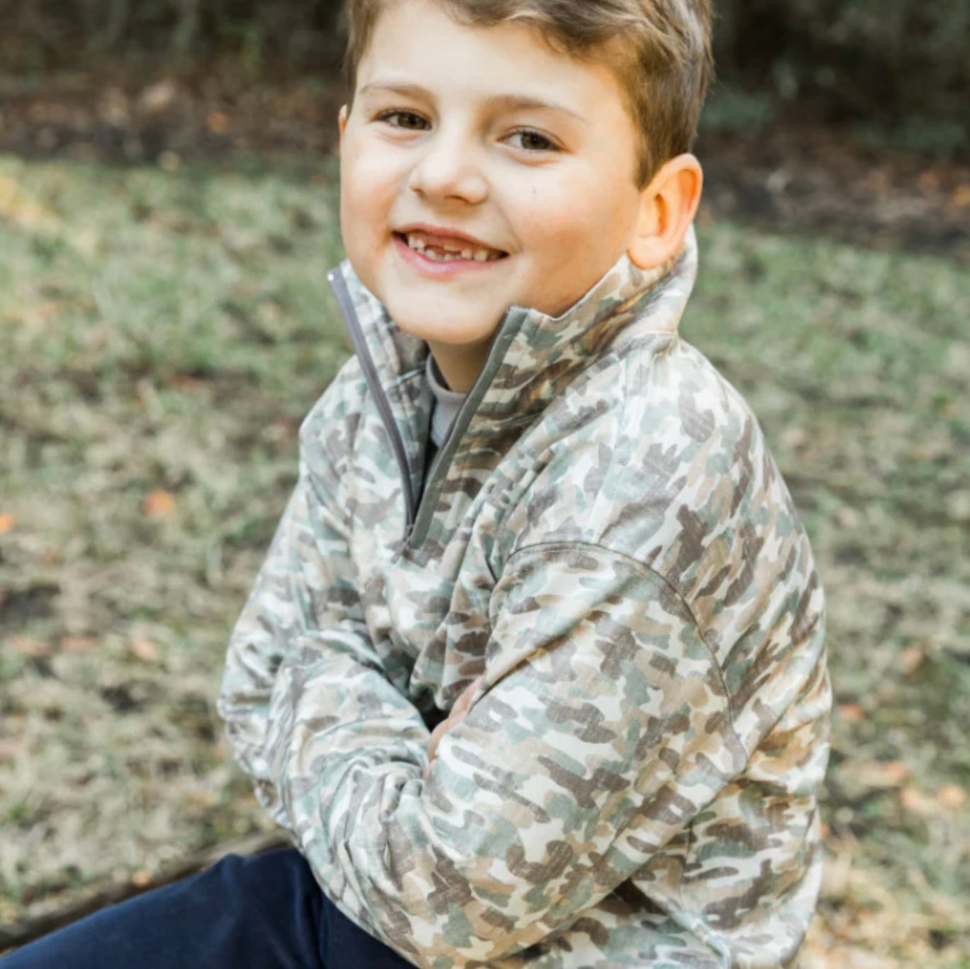 Performance Half Zip - Camo