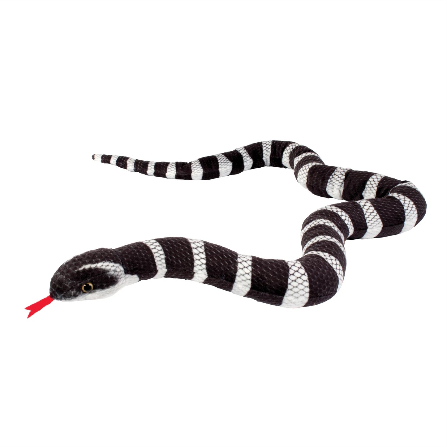 60” Black & Gray Curved Snake