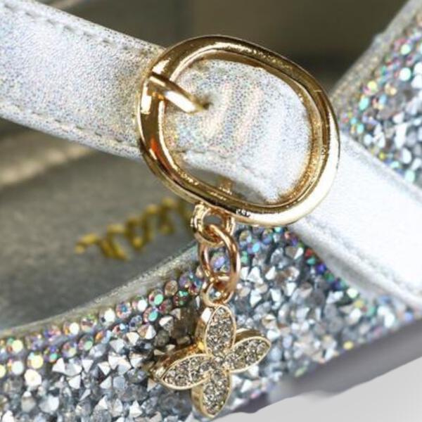 Silver Bow Back Flat