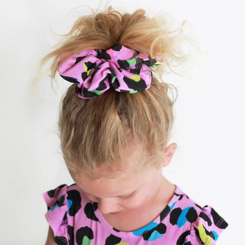 Electric Leopard Scrunchie