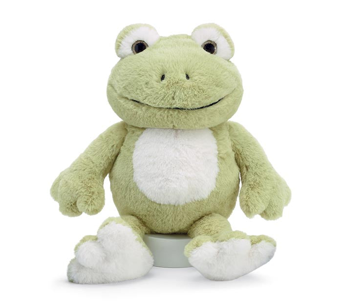 Plush Green Frog With Large Eyes