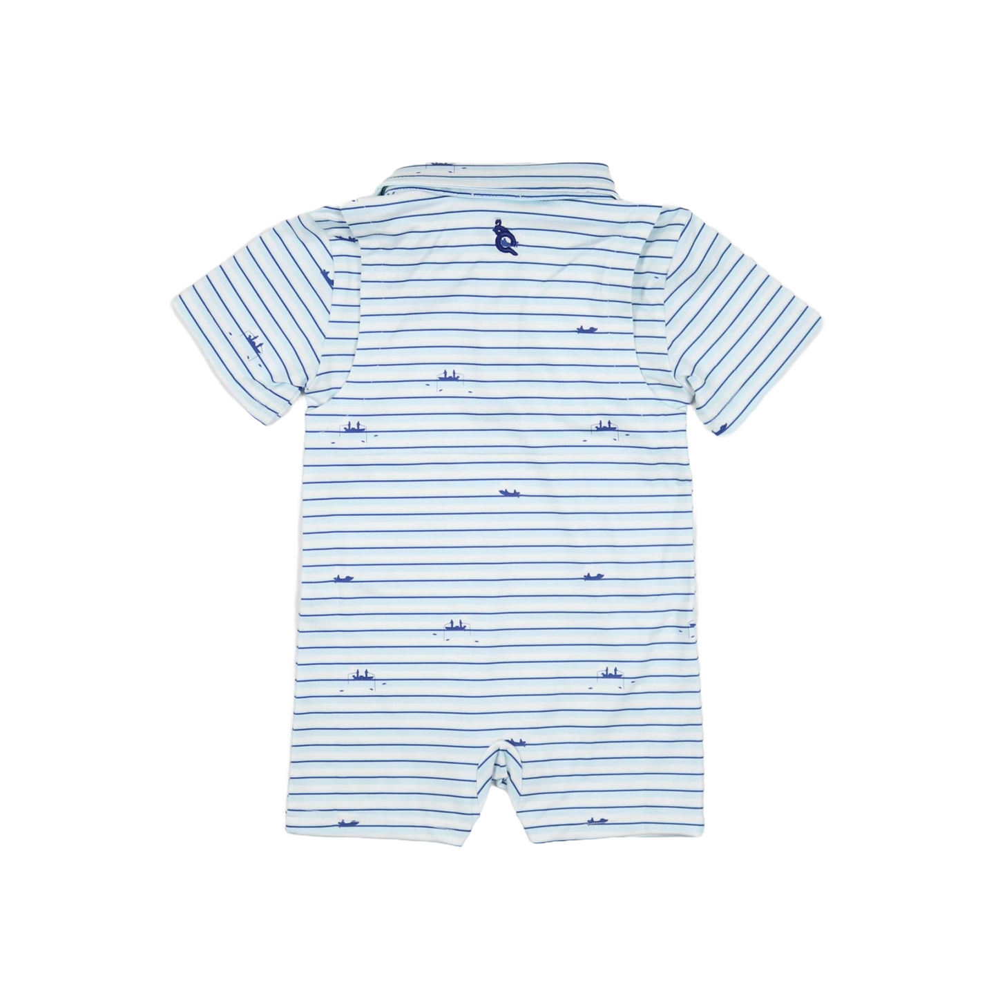 Gone Fishin' Polo SS Romper