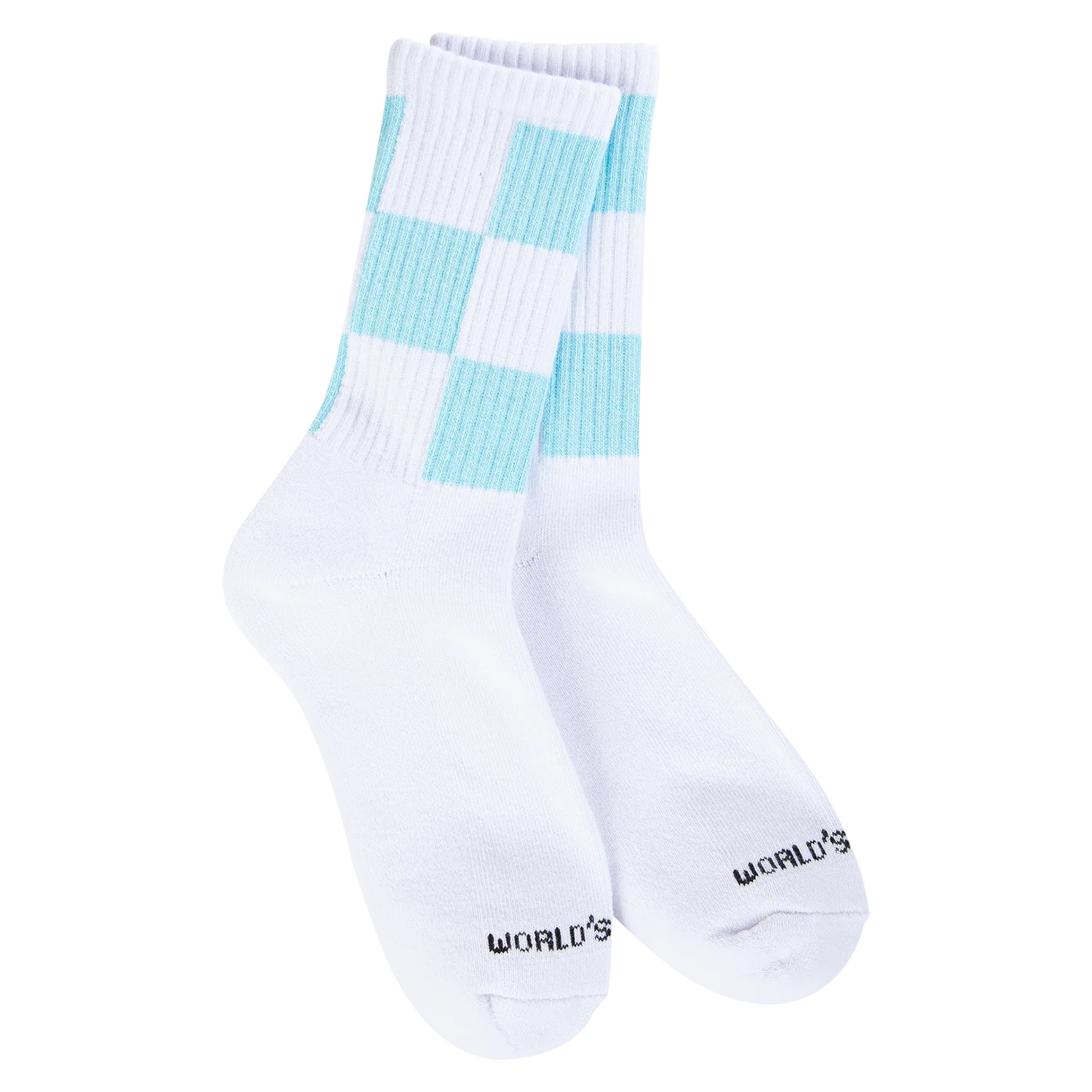 Checkered Plume Socks