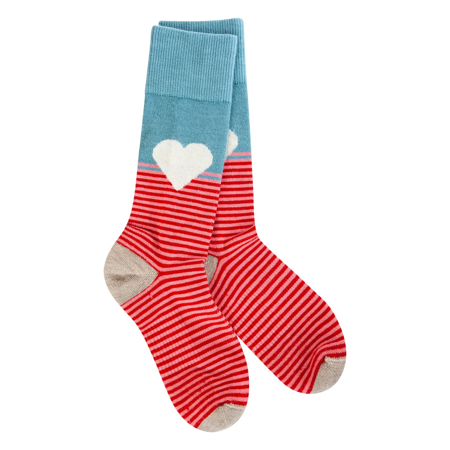 Strawberry Multi Heart Socks