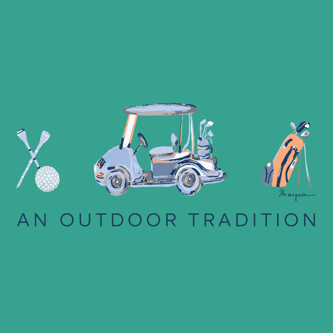 Golf Cart Art Performance SS T-shirt