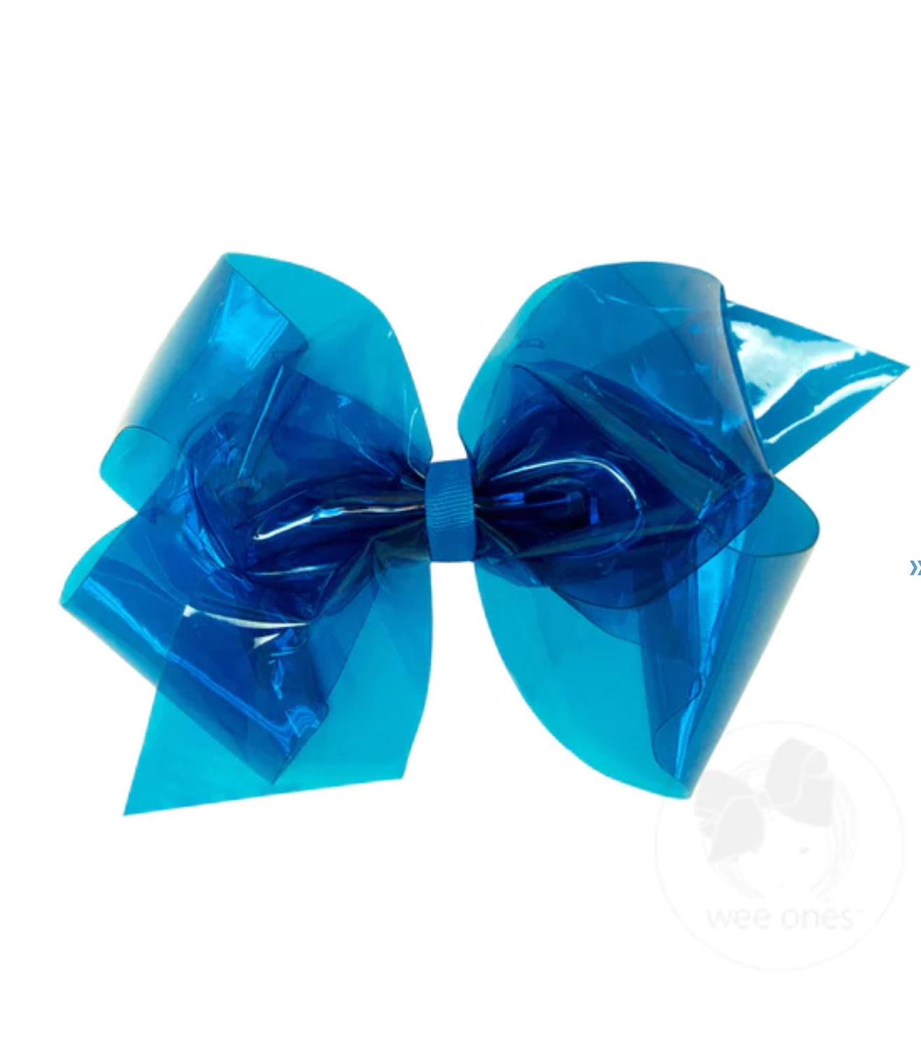 Large Batik Blue Swim Bow (BTB)