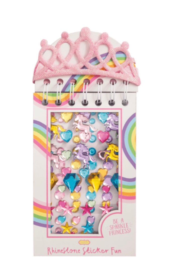 PINK RHINESTONE STICKER BOOK