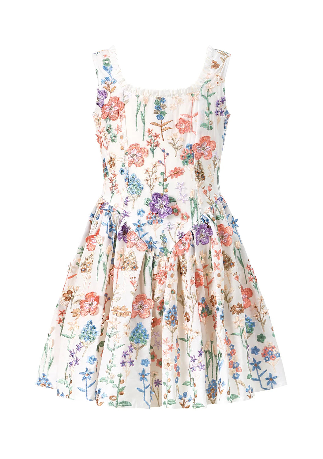 PURE SERENITY WOVEN MINI DRESS main image 1