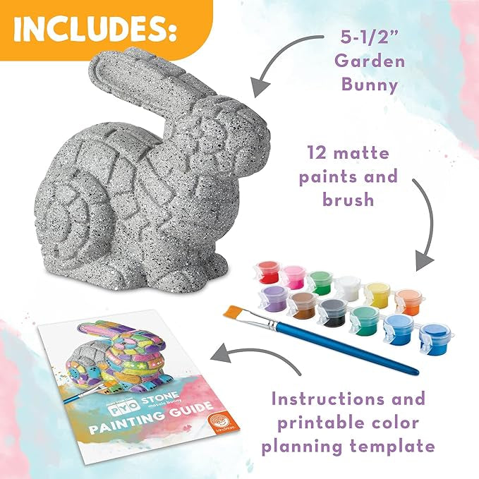 Paint Your Own Stone Bunny