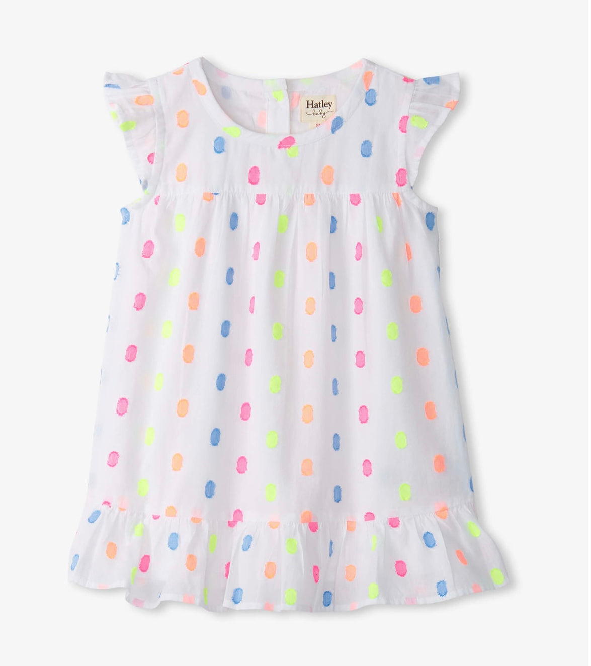 Summer Dots Flounce Dress