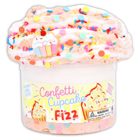 Confetti Cupcake Fizz Slime