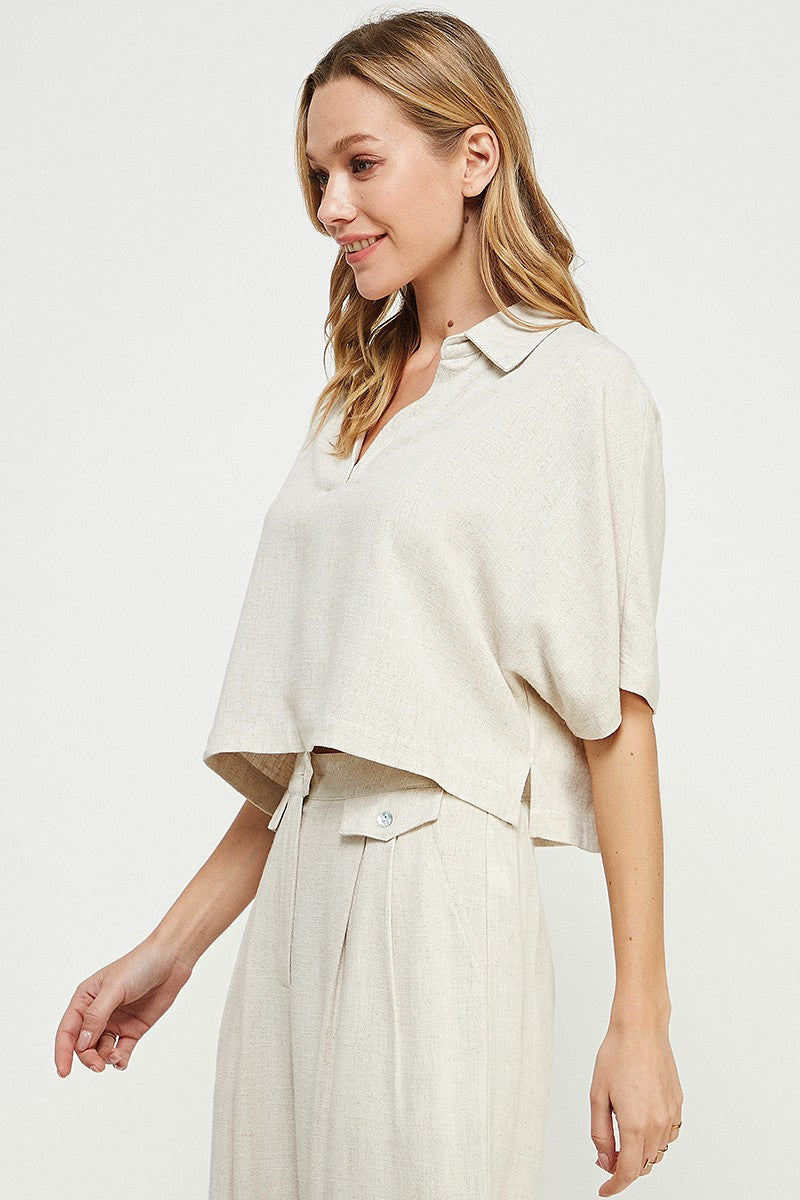 Linen Dolman Shirt