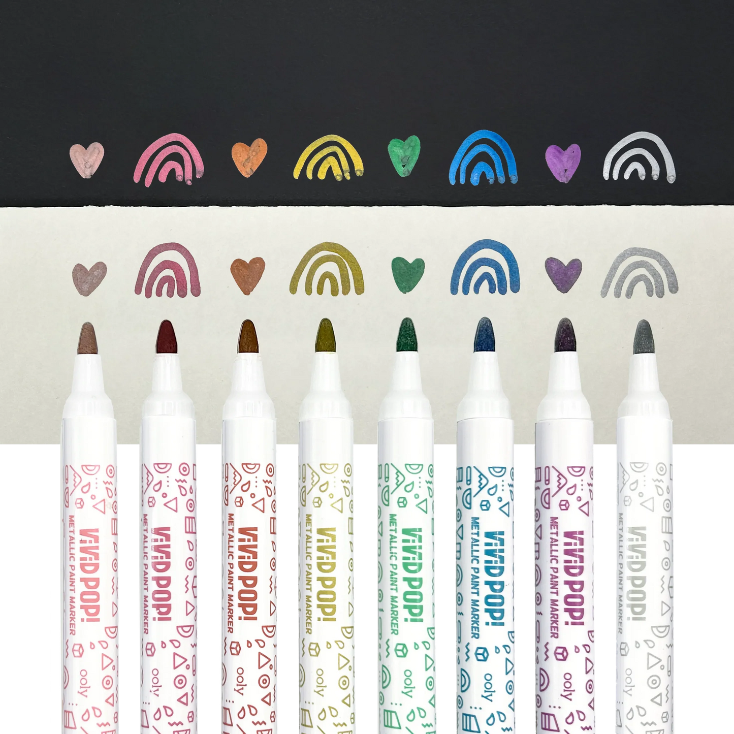Water-Based Paint Markers: Metallic