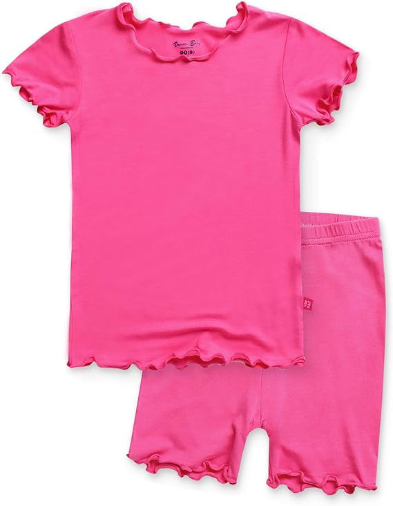 Hot Pink Bamboo Short Set