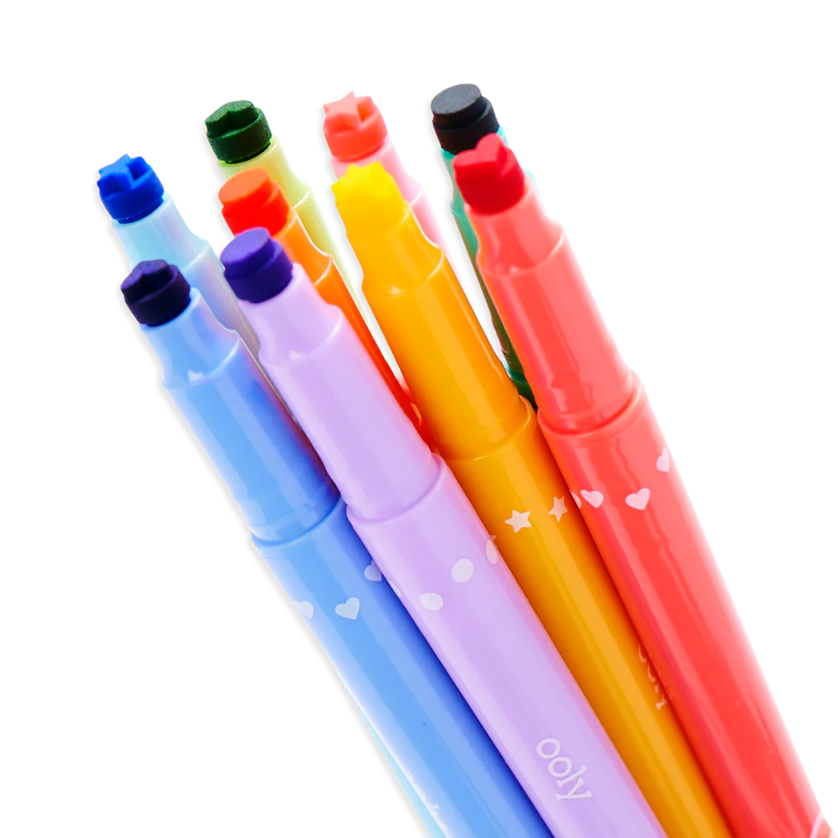 Confetti Stamp Double-Ended Markers