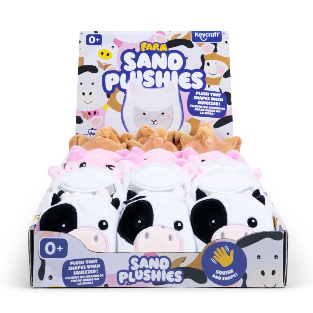 Farm Animals Sand Plushies Sensory Toy