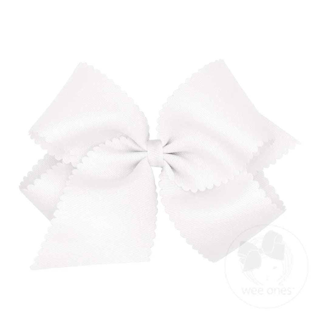 White King Scalloped Edge