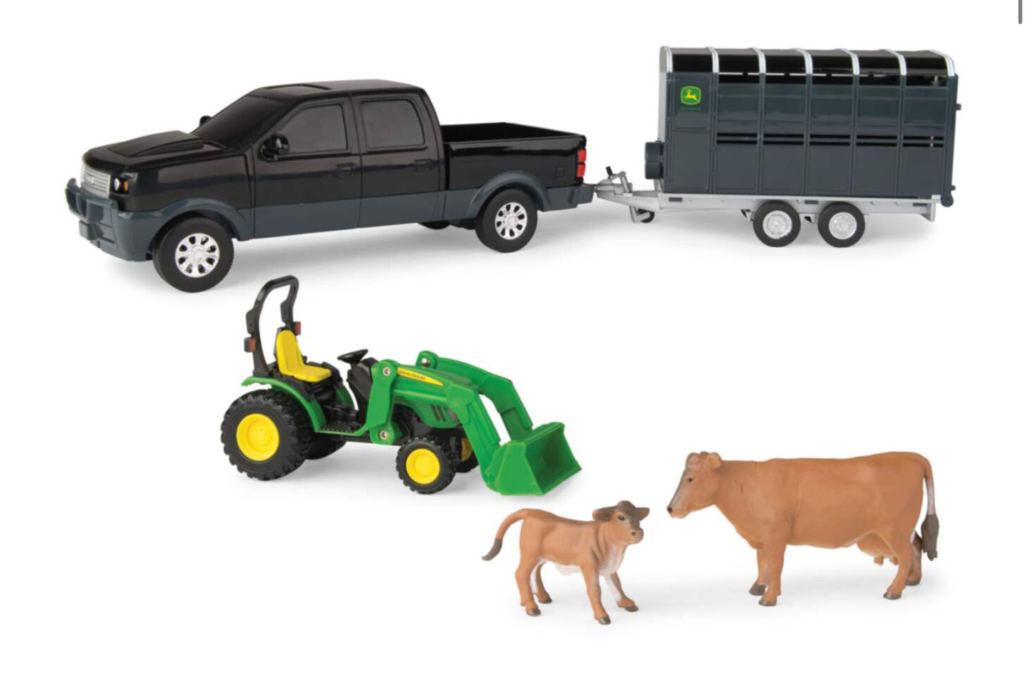 Black Truck Animal Hauling Set