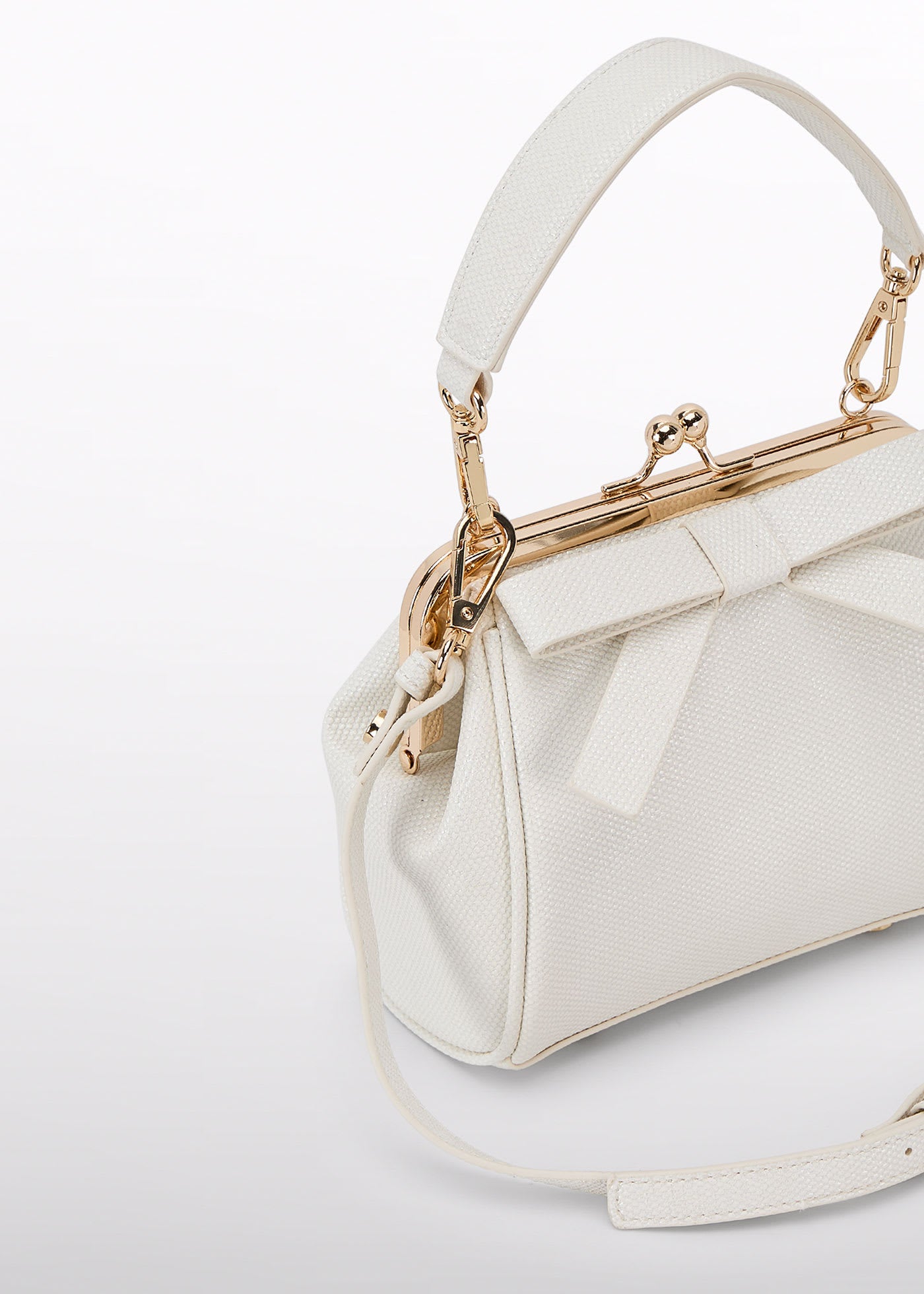 Bow Texture Handbag