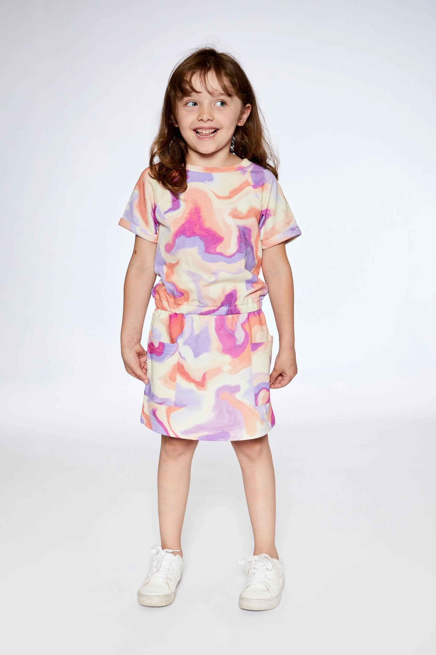 Multico Swirl French Terry Dress