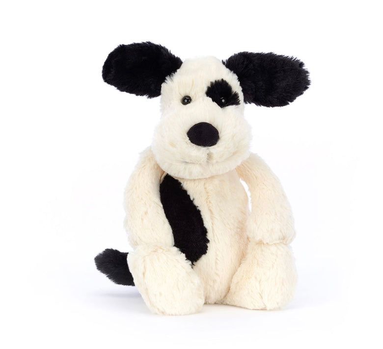 Bashful Black & Cream Puppy