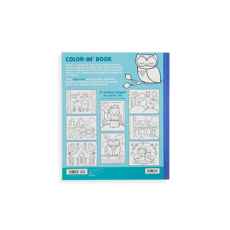 Color-in Book Critters