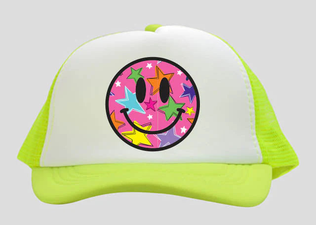 Bright Stars Smiley Trucker Hat