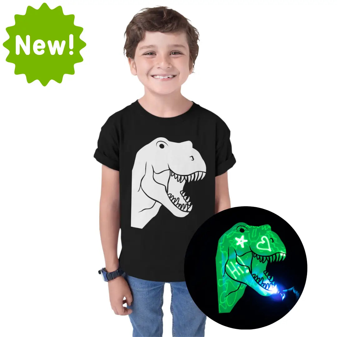 Glow T-Shirt - Dinosaur T-Rex