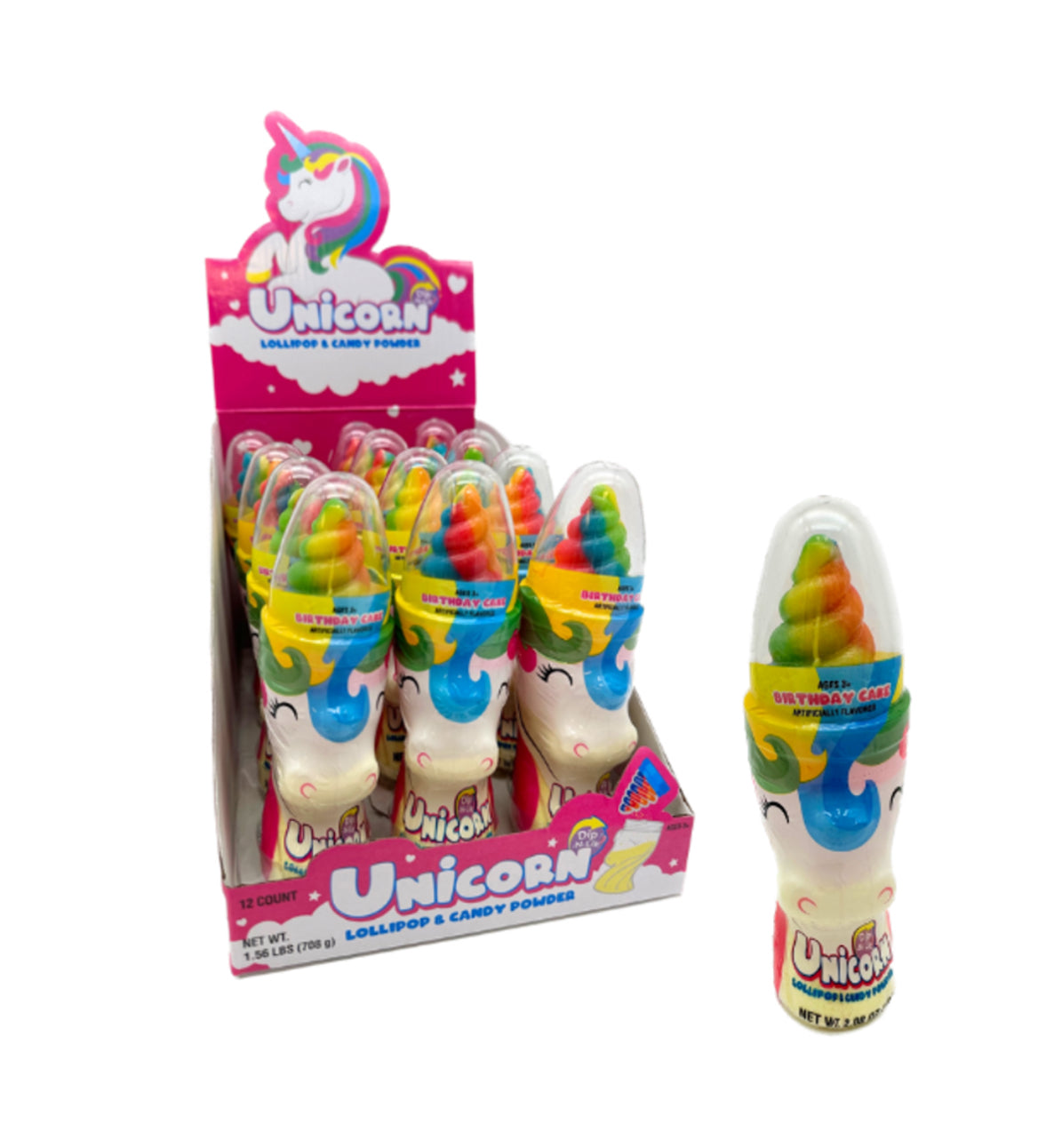 Unicorn Lollipop & Candy Powder