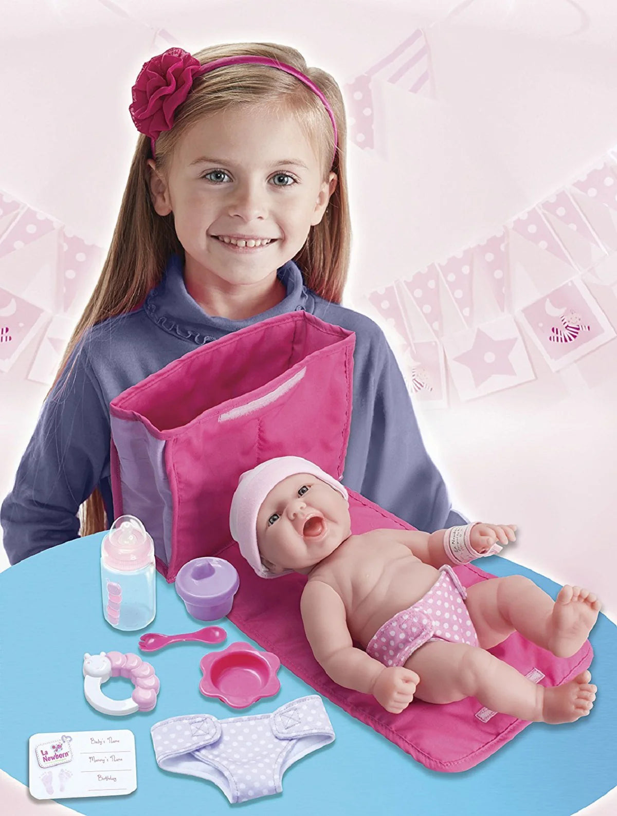 Newborn 10 Piece Deluxe Diaper Bag Gift Set