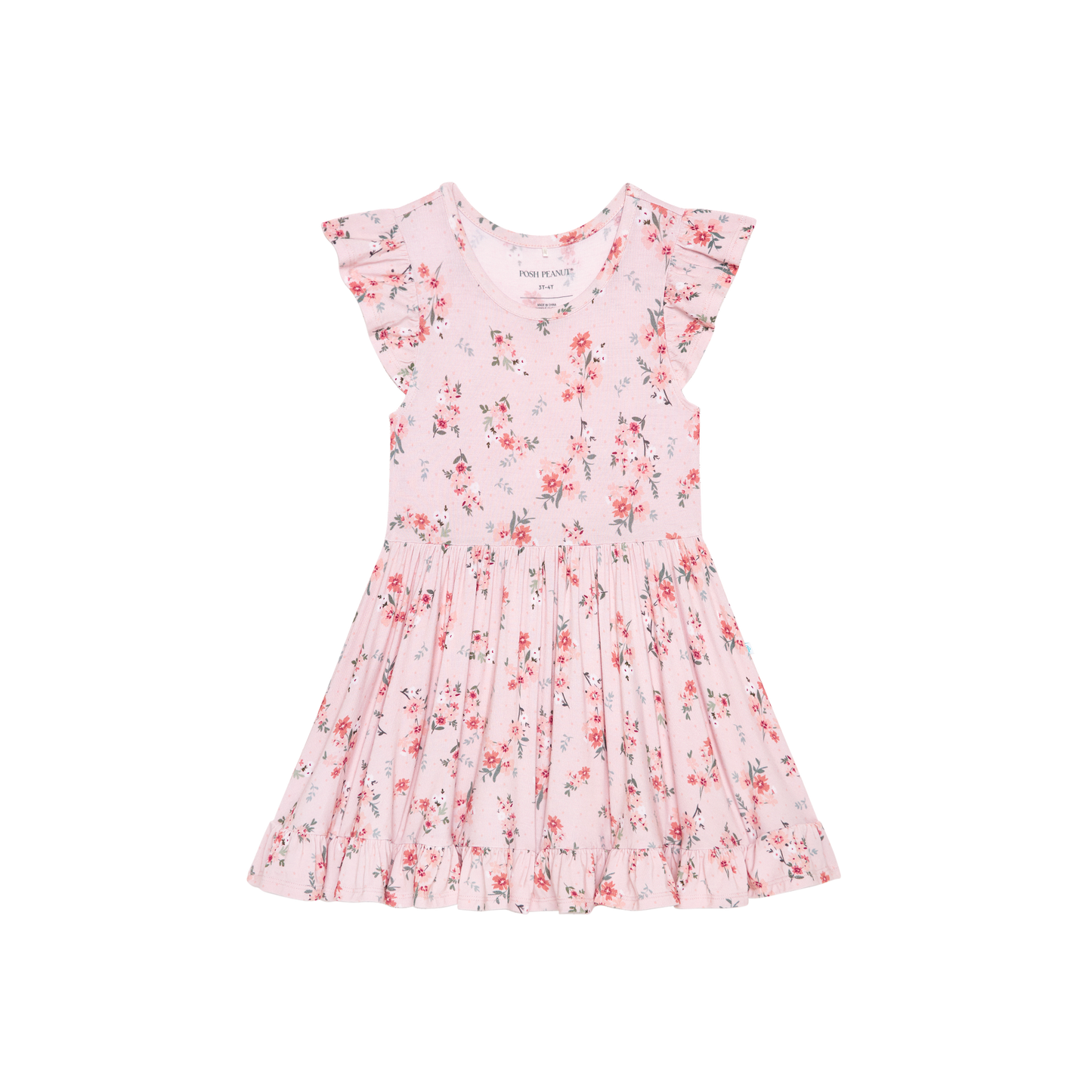 London Ruffled Twirl Dress