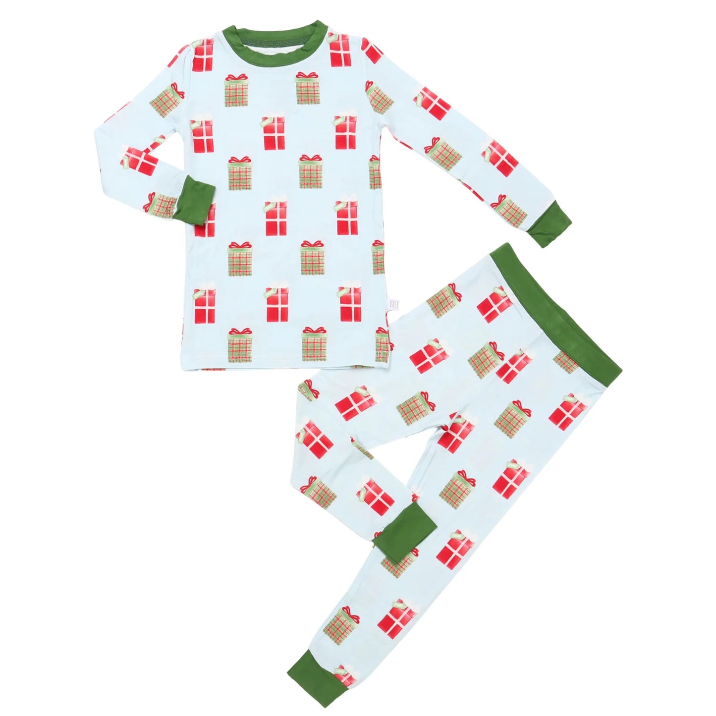 Red & Green Presents Pajama Set