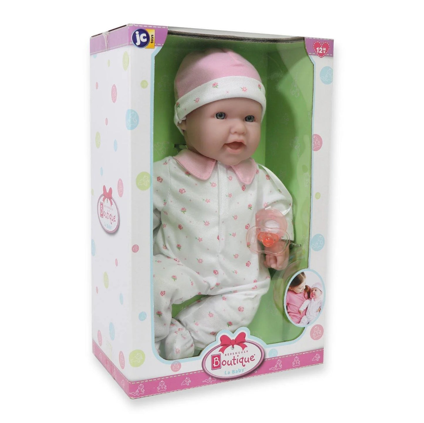 Soft Body Baby Doll in Pink Flowers