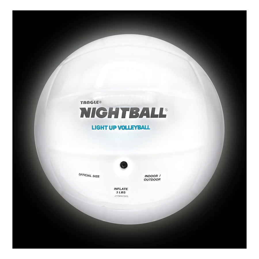 White NightBall Volleyball